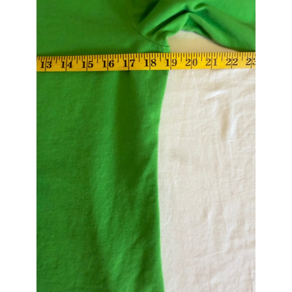 Lauren Ralph Lauren Green Square Neck 3/4 Sleeve Knit Top XL Preppy Capsule - Picture 5 of 8